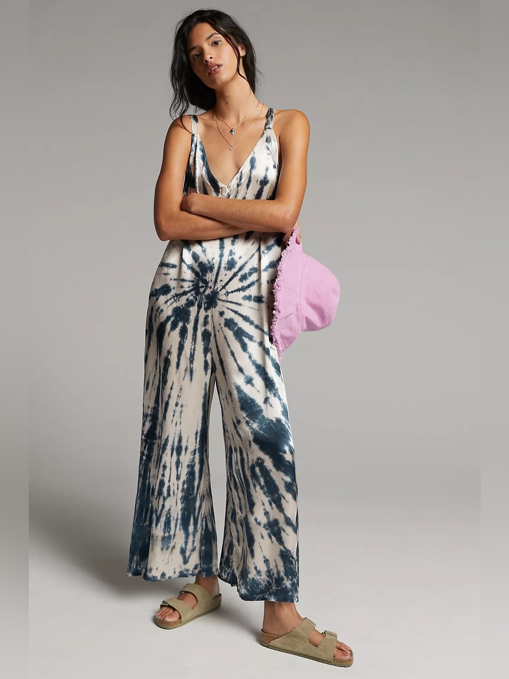 Lacausa Santi Tie-Dye Jumpsuit